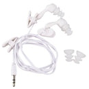 Water proof In-ear Headphone Earphone for MP3 MP4 Underwater White M8R2
