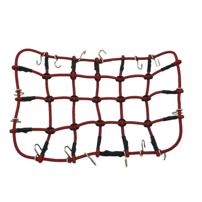 Elastic Luggage Net For 1/10 Traxxas Trx-4 Rc Car Rock Crawler Parts(Red 11 U9Y4