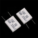 10pcs 5W 0.33Ohm Cement Resistor Non-Inductive Ceramics Resistor BPR56/CQC M&