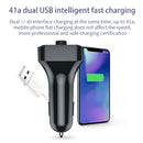 Car Wireless Bluetooth FM Transmitter Quick Charge 2 USB Ports USB Drive