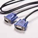 Male To Male 15 PIN 1.5M SVGA VGA Cord Extension Cable for Monitor PC TV ^