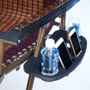 Oversize Zero Gravity Outdoor Reclining Lounge Patio Chairs Cup Holder Black