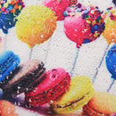 balloon love heart reversible change sequin sew on clothes patch diy t-shirt  TO