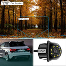 170Â° HD CMOS Car Rear View Backup Reverse Camera 8 LED Night Vision Waterpro_