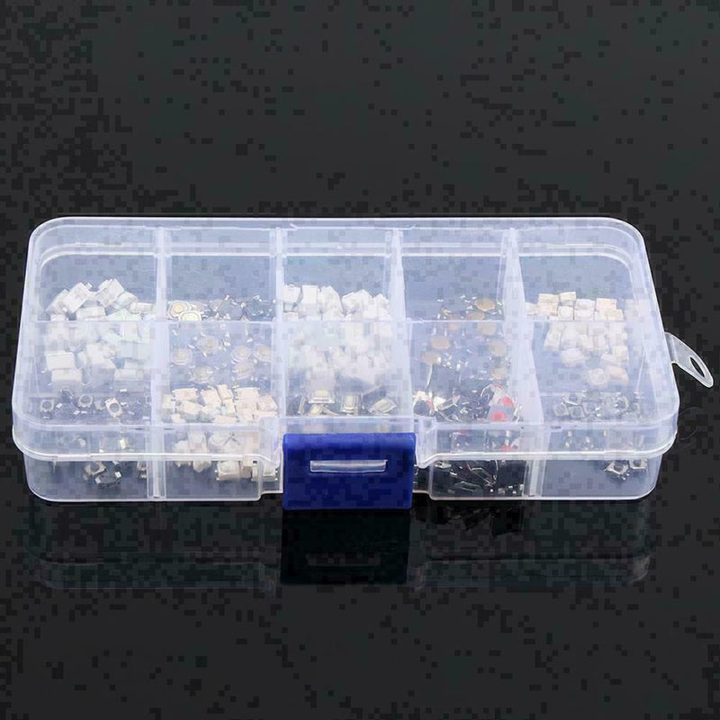 250x Tactile Push Button Car Remote Key Button Microswitch Tool Set U6E8 C7 G9K0