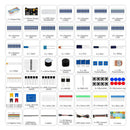 Electronics Component Basic Starter Kit with Precision Potentiometer, Capacitor
