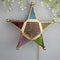 Wall Hanging Tealight Candle Holder Star Lantern for Wedding Holiday Decor