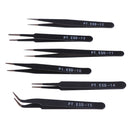 6Pcs Anti-static ESD Tweezers Repair Tool Precision Curved Straight TweezersME