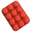 12 Cup Silicone Muffin Cupcake Baking Pan Non Stick Dishwasher Microwave Safe BX