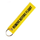 YELLOW Follow Me / - Embroidery Key Chain Keycha Woven B9W6