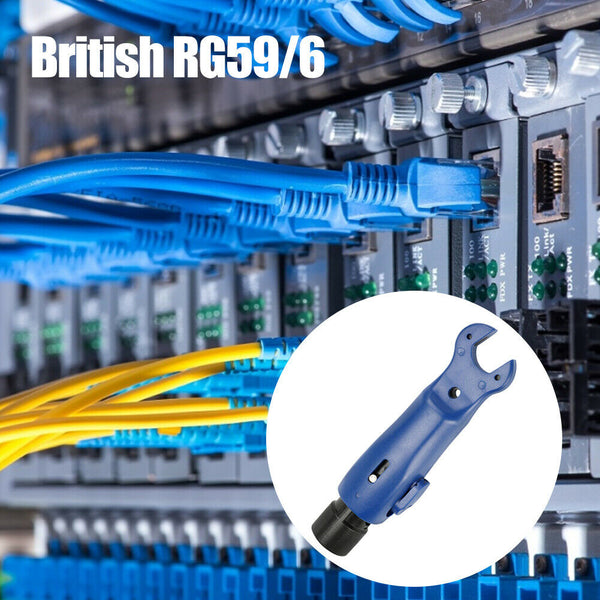 RG6/59/7/11 Coaxial Cable Cutter Electrical Wire Strippers Nippers Hand Tools