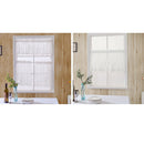 2 Panels Voile Sheer Short Curtain Valance Plain Tier Shade Curtain