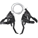 1 Pair 3x7 Speed MTB Road Bike Bicycle Left Right Shifter Brake Lever Set Deluxe
