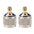2pcs N Male to SMA Female Connector RF Coax Coaxial Adapter A