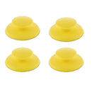 4 Pieces Flocking Sandpaper Foam Hand Sanding Block Polishing Pad