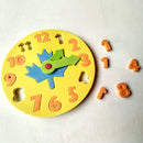 1 Piece Kids DIY Clock Learning Education Toys Jigsaw Puzzle Game for ChildrenAU