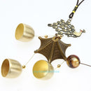 Peacock Wind Chime Tubes Bells Rustic Hanging Ornament Home Garden Decor Gift