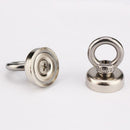 N52 Mental Eyebolt Strong Rings Magnet keychain 32*30mm Circular Iron Salva G9O1