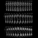 216Pcs 3IN1  Acrylic False All French Nail Art Tips Nail Art Natural DIY Too Ew