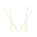 10 Pcs Straight Solid Round Metal Brass Rods Bar Stock Assorted 300mm Long