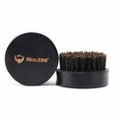 BlueZoo Handmade Beard Brush Boar Bristles Mustache Natural Wood Comb Mini