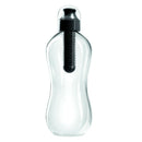550ML Outdoor Water Bobble Hydration Filter Bottle Filtered Drinking, Black
