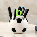 2018 World Cup football style pen pencil holder plastic toothbrush makeup b D5H5