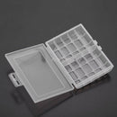 Nice 1x Hard Plastic Battery Case Box Holder Storage for 10 AA/AAA Batteries OZ