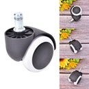 5PCS Office Chair Caster Wheels Rubber for Hardwood Floor Replacement Set 7/1 FT