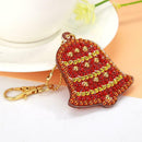 5pcs DIY Full Drill Special Shaped Diamond Painting Christmas Keyring Decor