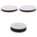 3 Pieces Soft Hook/Loop Face Interface Pad, 1 Inch & 2 Inch & 3 Inch