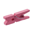 100 Mini wooden pegs (Pink) C4F2