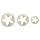 5X(3pcs Calyx Plunger Cutter Flower Petal Craft Sugarcraft Cake Decorating P5O9)