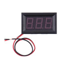 2 Wire Digital Red LED Car Voltmeter Volt Panel Meter Gauge AC70-500V