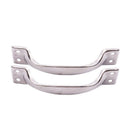 2 Pcs Wardrobe Gates Windows Metal Handles Pull 10.2 cm Length Q8B1