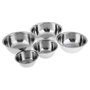 5 PCS Premium Stainless Steel Mixing Bowls Whisking Mixing Beating Bowls Nesting