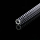 4pcs 20cm Reusable Drinking Straws Clear Glass Straws With 1pc Cleaning Brush JR