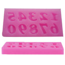 Silicone Numbers 0-9 Mold Chocolate Tray Fondant Cake Topper Birthday Candle  1X