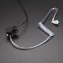2 Pin Acoustic Tube Headset PTT Mic Earpiece for Baofeng Kenwood Radio