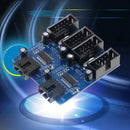 9 Pin USB Header Male 1 to 4 Female Extension Cable Card Desktop USB2.0 HUB