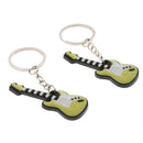2x Creative Electric Guitar Keychain Car Key Chain Purse Bag Pendant Charm