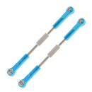 2 Pieces Steering Linkage Pulling Rod for 1:10 RC Car Rock Crawler DIY Parts