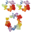 Set Pink Children Hawaiian Grass Skirt Hula Luau Party N8Q1