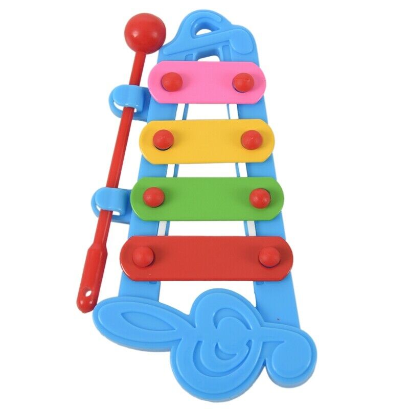 5X(Baby Child Kid 4-Note Hand knock piano Musical Instrument Toys Wisdom D G2Z8)