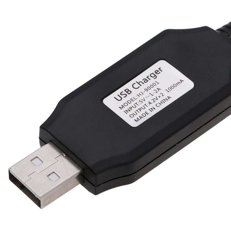 4.2V 54cm Black USB Charging Cable for WPL B14K B24K C14K C24K B16K B36K