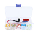 25 Pieces Micro2 Fuses 5A 7.5A 10A 15A 20A 5 Size with Add-A-Circuit Fuse TAP