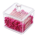 Makeup Organizer Bathroom Storage Cotton Buds Dispenzer Cotton Swabs Holder J2J9
