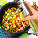 Oil Sprayer,Stainless Steel Vinegar Sprayer,Spray with Portable Brush,Barbe Q2T9