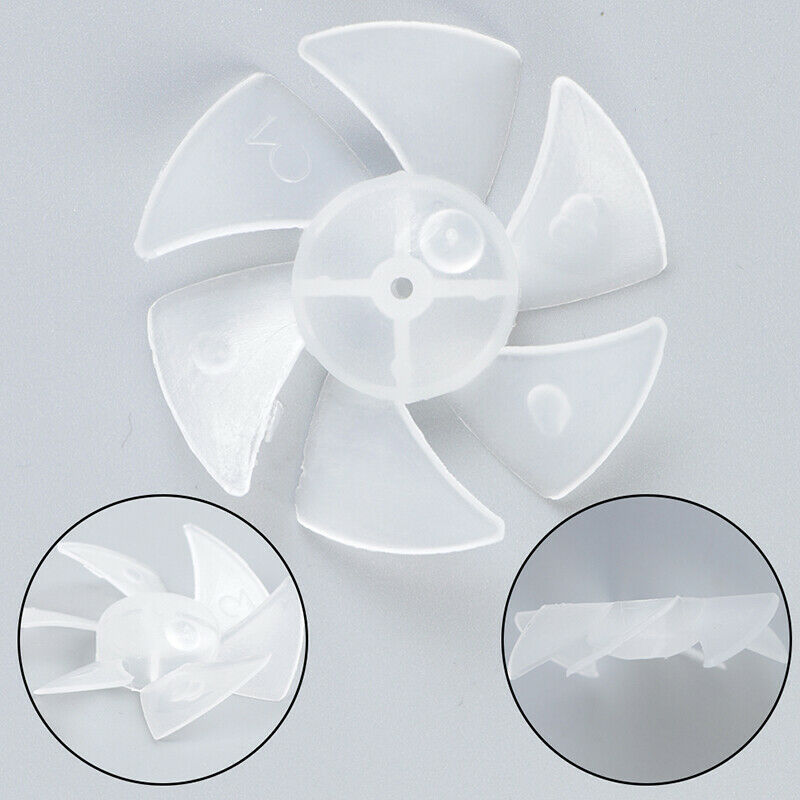 1 Pcs Small Power Mini Plastic Fan Blade 6 Leaves For Hairdryer MotorA Ew