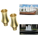 2x Cascade Cedar Style Nozzle Spray Head Waterscape Fountain